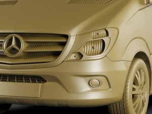 3d models mercedes sprinter my 2014 standard 3D 模型