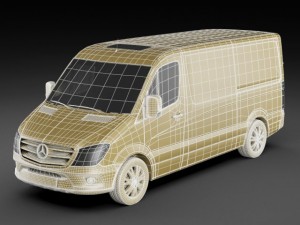 3d models mercedes sprinter my 2014 standard 3D 模型