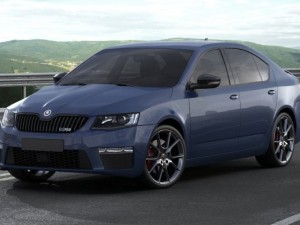 skoda octavia rs sedan 2014 Modelo 3D