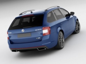 skoda octavia combi rs Model 3D