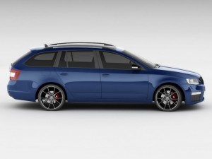 skoda octavia combi rs Model 3D