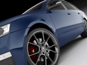 skoda octavia combi rs Model 3D