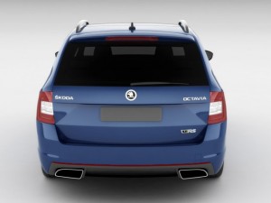 skoda octavia combi rs Model 3D