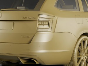 skoda octavia combi rs Model 3D