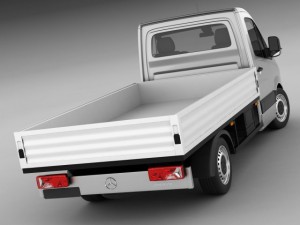 mercedes sprinter 2013 pickup 3D Model
