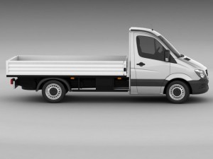 mercedes sprinter 2013 pickup 3D Model