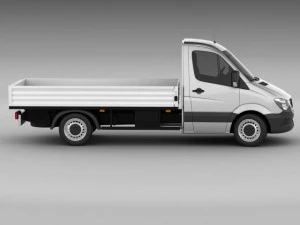 mercedes sprinter 2013 pickup 3D Model