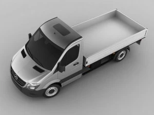 mercedes sprinter 2013 pickup 3D Model