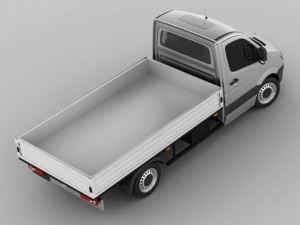 mercedes sprinter 2013 pickup 3D Model