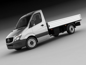 mercedes sprinter 2013 pickup 3D Model