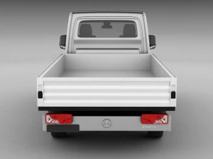 mercedes sprinter 2013 pickup 3D Model