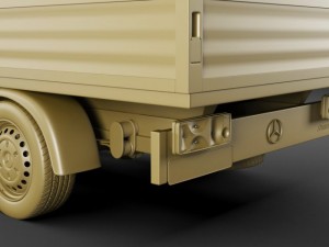mercedes sprinter 2013 pickup 3D Model