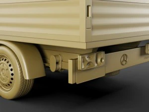 mercedes sprinter 2013 pickup 3D Model