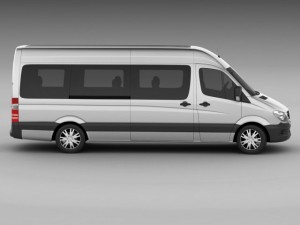 mercedes sprinter 2013 minibus Modelo 3D