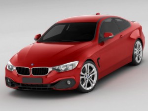 b m w 4 coupe f32 my2014 3D 모델