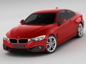 b m w 4 coupe f32 my2014 3D Model