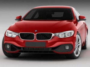 b m w 4 coupe f32 my2014 3D Model