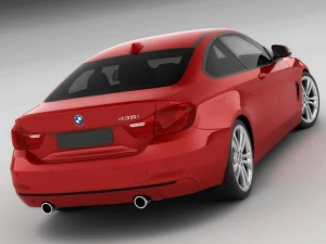 b m w 4 coupe f32 my2014 3D Model