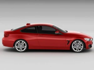 b m w 4 coupe f32 my2014 3D Model