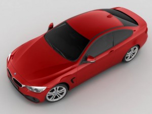 b m w 4 coupe f32 my2014 3D Model