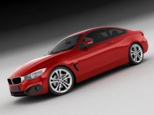 b m w 4 coupe f32 my2014 3D Model
