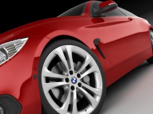 b m w 4 coupe f32 my2014 3D Model