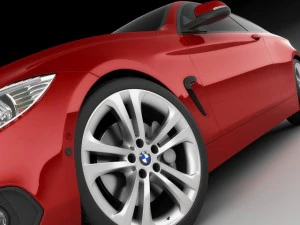 b m w 4 coupe f32 my2014 3D Model