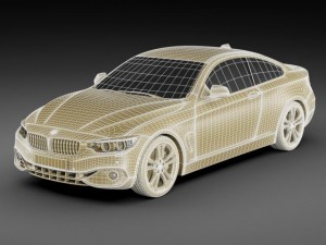b m w 4 coupe f32 my2014 3D Model