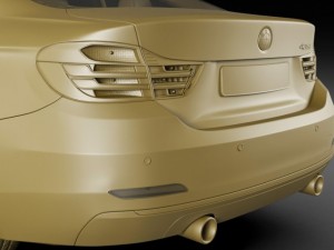 b m w 4 coupe f32 my2014 3D Model