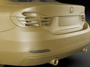b m w 4 coupe f32 my2014 3D Model