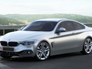 b m w 4 coupe f32 my2014 3D Model