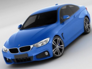 b m w 4 f32 coupe m package 3D 모델