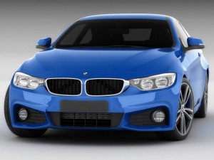 b m w 4 f32 coupe m package 3D Model