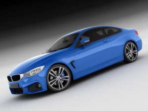 b m w 4 f32 coupe m package 3D Model