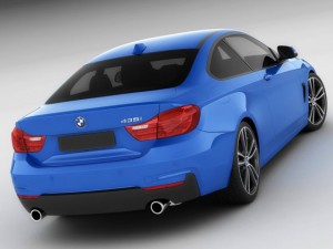 b m w 4 f32 coupe m package 3D Model