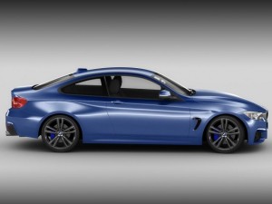 b m w 4 f32 coupe m package 3D Model