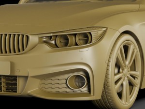 b m w 4 f32 coupe m package 3D Model