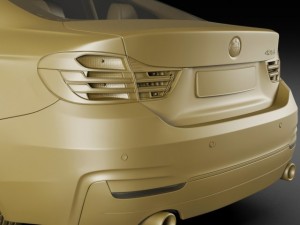b m w 4 f32 coupe m package 3D Model