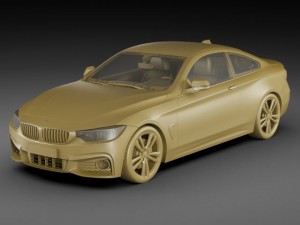 b m w 4 f32 coupe m package 3D Model