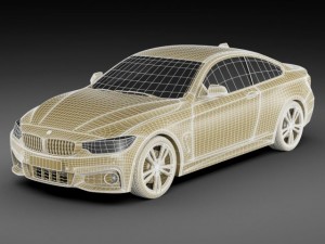 b m w 4 f32 coupe m package 3D Model