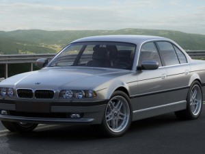 b m w 7 e38 1994 2001 3D Model