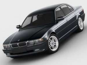 b m w 7 e38 1994 2001 3D Model