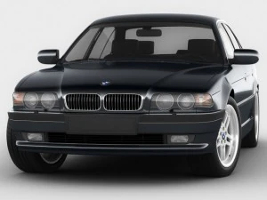 b m w 7 e38 1994 2001 3D Model