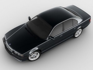 b m w 7 e38 1994 2001 Model 3D