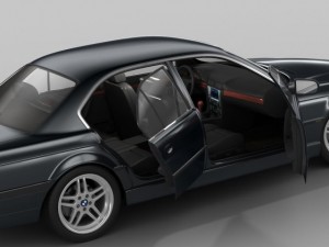 b m w 7 e38 1994 2001 Model 3D
