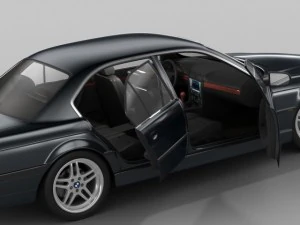 b m w 7 e38 1994 2001 3D Model
