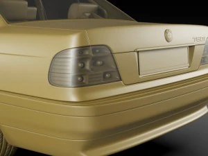 b m w 7 e38 1994 2001 3D Model