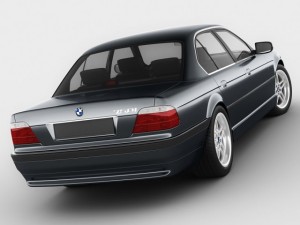 b m w 7 e38 1994 2001 Model 3D