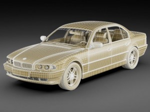b m w 7 e38 1994 2001 Model 3D