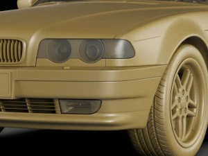 b m w 7 e38 1994 2001 3D Model